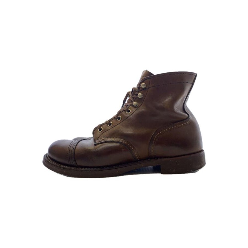 REDWING レッドウィング 8111 アイアンレンジャー US8.5 Men's Iron Ranger 6-Inch Boot in Dark Brown Leather 8111