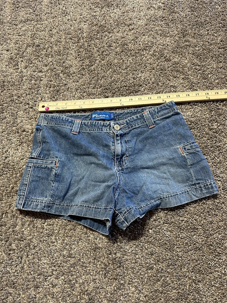 Venus Girl Trap Shorts Size Juniors Blue Denim Pockets Cotton