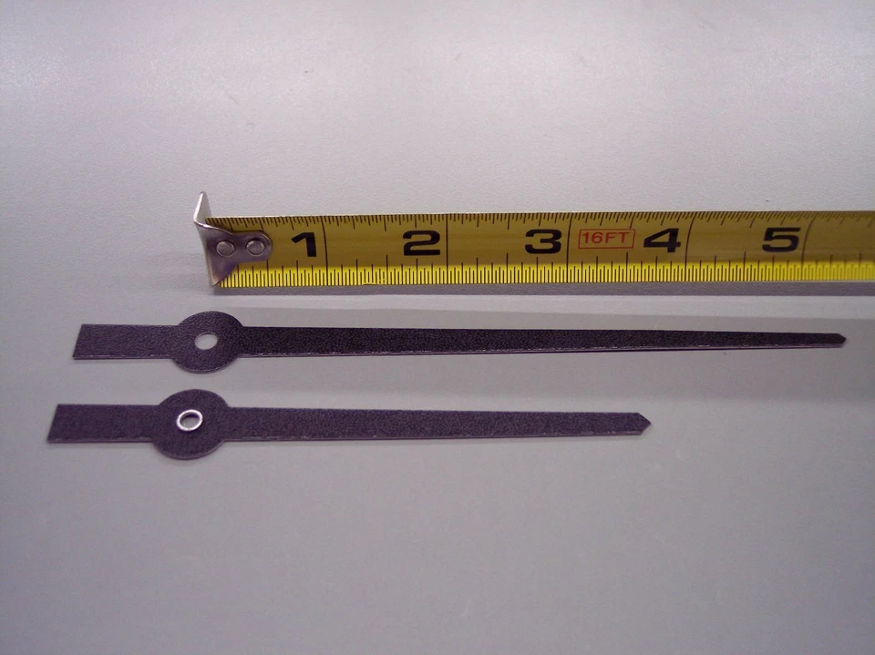 1 PAIR of SIMPLEX or CINCINNATI ELECTRIC CLOCK MOVEMENT HANDS - repair parts - Image 3 of 4