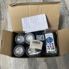 SHOYO LED Pond Lights RGB Color Changing IP68 Waterproof Dimmable Remote