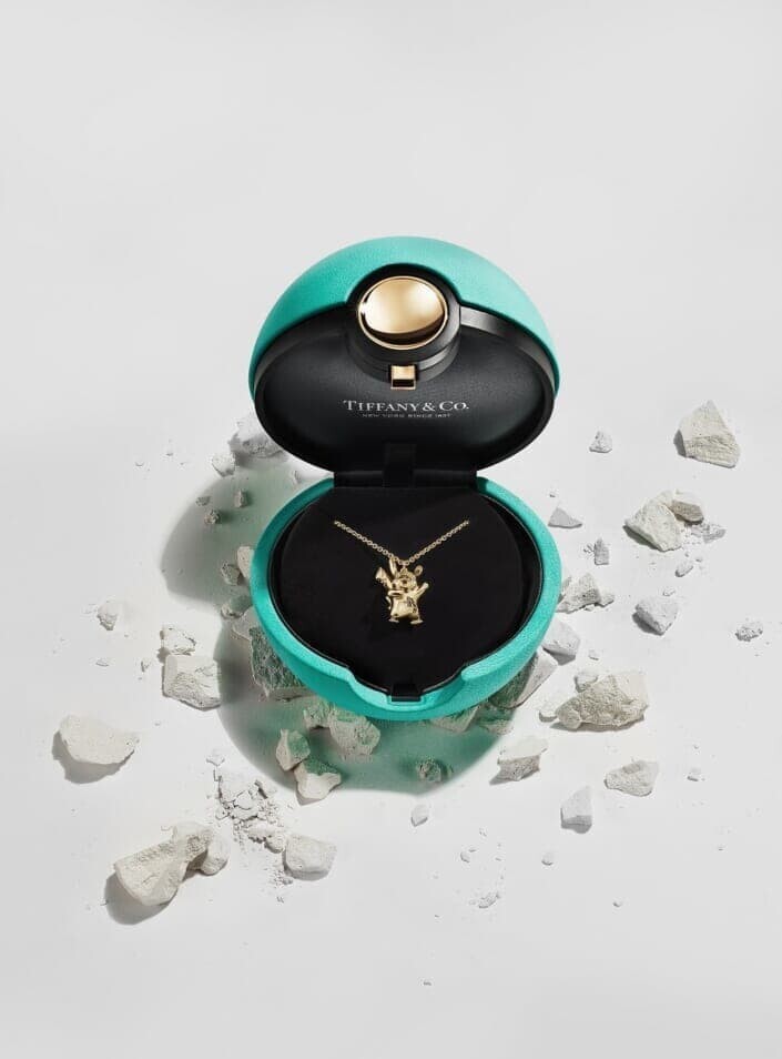 Tiffany Co x Daniel Arsham x Pokemon Capsule Collection Necklace