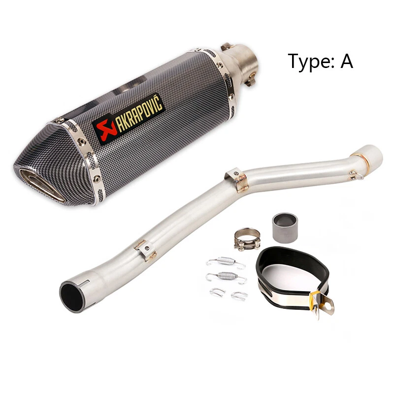 For Suzuki DRZ400SM DRZ400S 2000-2024 Exhaust Pipe 51mm Muffler Silencer Escape - Image 3 of 4