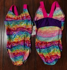 NWT Motionwear Rainbow Gymnastics Leotard Adult Ladies Small Adult
