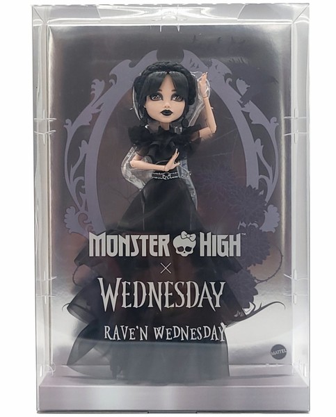 Monster High X Wednesday Rave´N Wednesday Fashion Doll Sammler- Puppe Neu / Ovp-image