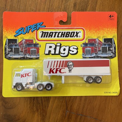 Matchbox Super Rigs KFC Carded Tractor Trailer Diecast 1994 STK No