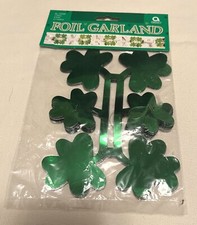 NEW lot 3 --9' St. Patrick's Day Banner Garland Irish Shamrock