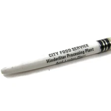 City Food Service Hinderliter Processing Plant Oklahoma Advertising Pen Vintage