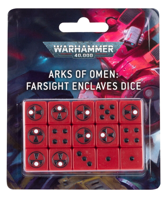 ウォーハンマー　ファーサイトダイス　29個 Tau Farsight Enclaves Dice Pack Warhammer 40K Arks Omens 15x D6
