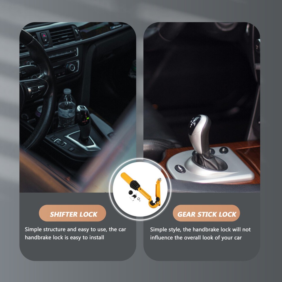 Car Handbrake Lock Vehicle Gear Stick Lock Antitheft Device for Truck