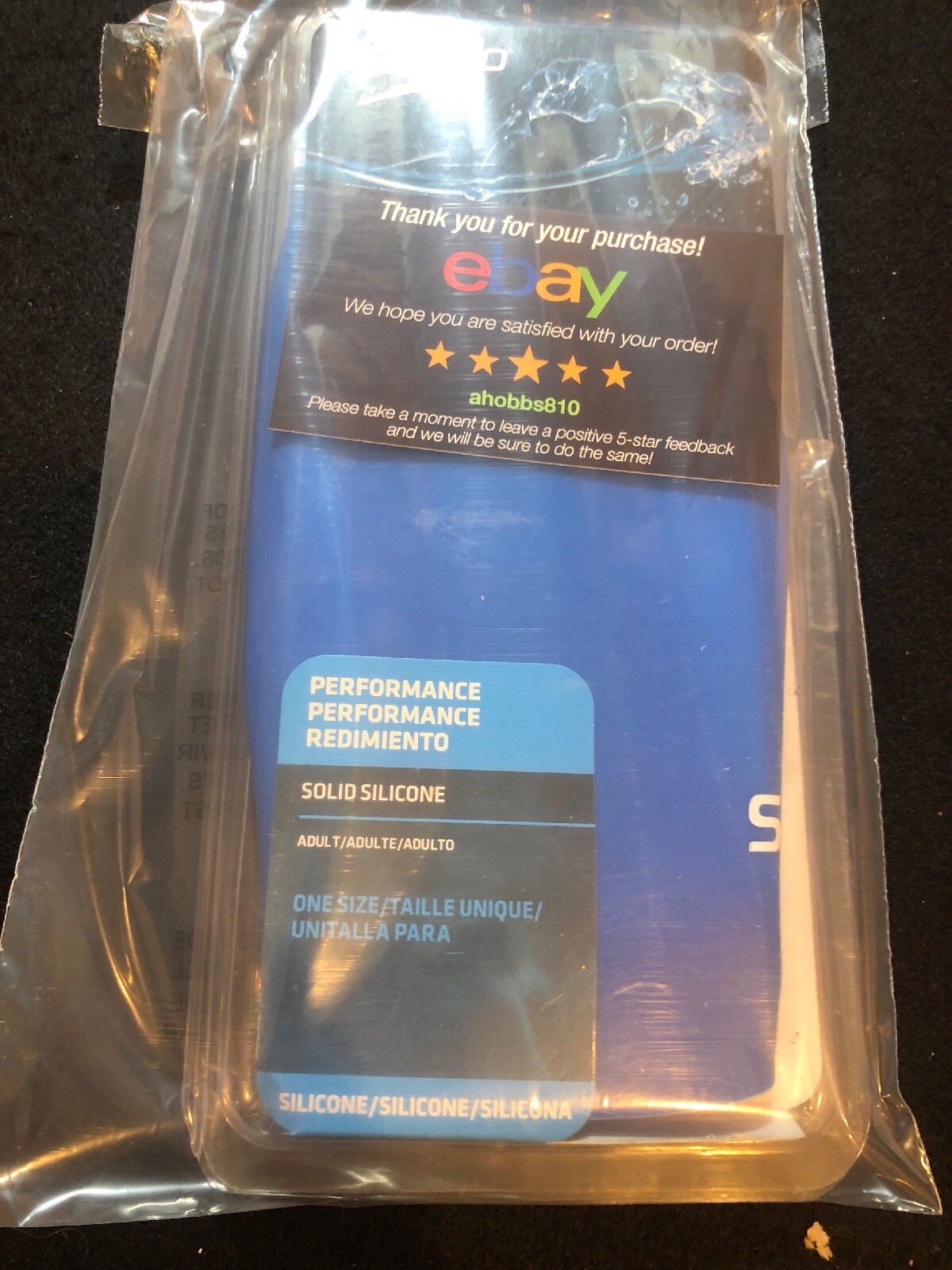 speedo elastomeric solid silicone swim cap