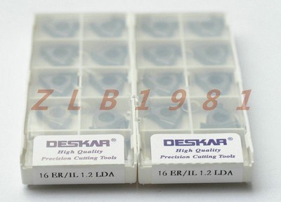 10Pcs NEW- DESKAR CNC   16 ER / IL 1.2 LDA #T4