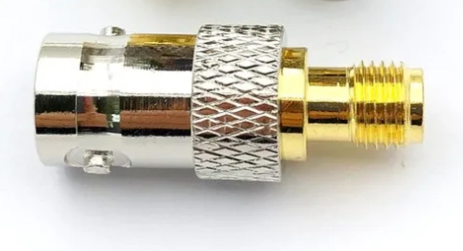 2x BNC Female Jack To SMA Female to BNC - Female Adapter Connector - UK Seller - Image 2 of 2