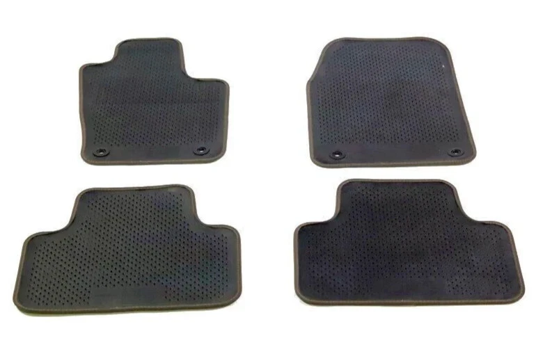 OEM 2018-2021 Jeep Grand Cherokee Summit Carpet Floor Mats Brown 6RP491U5AA - Imagem 4 de 4