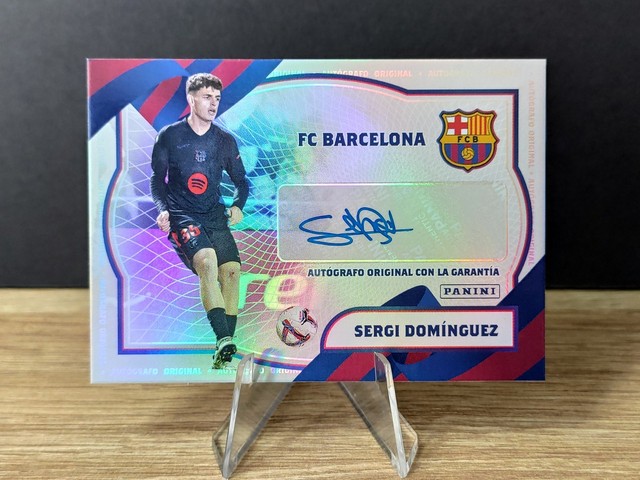 Panini Club Fc Barcelona Auto Sergi Dominguez Autografo Original Rookie