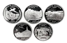 2006-D State Quarter ***NV, NE, CO,ND, SD*** Circulated Clad Coin!