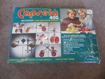 Vintage 1970s Motorized Capsela 400 Science Discovery System - 98% Complete