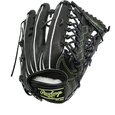 Rawlings GH5HRB870-B 12.25'' RH OF Glove Hardball Girls Junior Black 2025 JDMPS