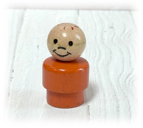 Vintage FP Little People Wooden Replacement Characters Man Woman Girls U CHOOSE - Picture 12 of 15
