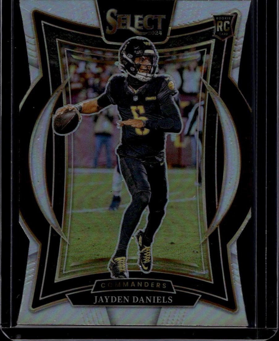 2024 Panini Select #26 Jayden Daniels Silver Prizm Die Cut