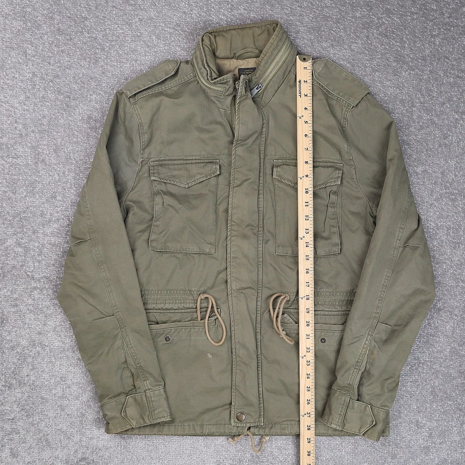 Chaqueta de Campo Vintage Lucky Brand Triple L-54C Militar Verde Medio Manga Larga Foto 3 de 4