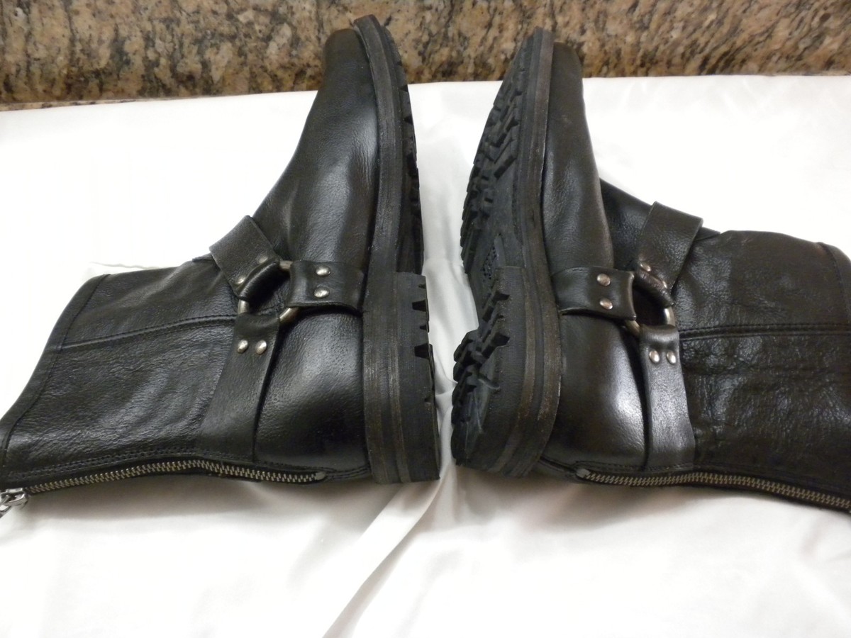 FRYE Philip Harness boots, size Men\'s 12; 100% Premium Leather; Biker; Western Frye Square Toe Harness Biker Boots for $99.90 CAD Size 9.9  main image 3