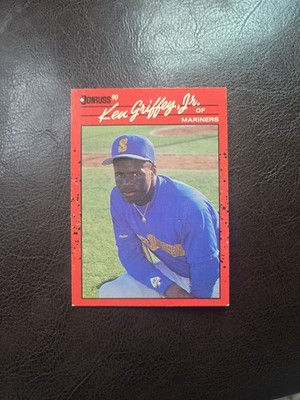 ERROR CARD  Donruss 1990 Ken Griffey Jr #365 Seattle Mariners Baseball   
