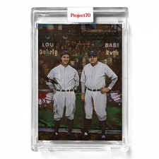 Topps PROJECT 70 Card 462 Lou Gehrig / Babe Ruth by Andrew Thiele - PR: 1725