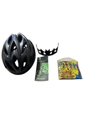 Zacro Bike Helmet Adjustable Black Size 54cm-62cm new