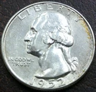 1952-D Washington Quarter — photo from another recent sale