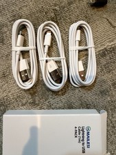 Lightning to USB-A cables 1m Mailesi 3x MFi-Certified