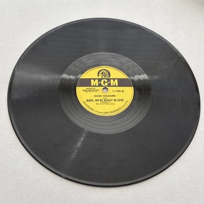 Hank Williams  Baby, We're Really In Love / I'd Still Want You 78 RPM MGM 11100