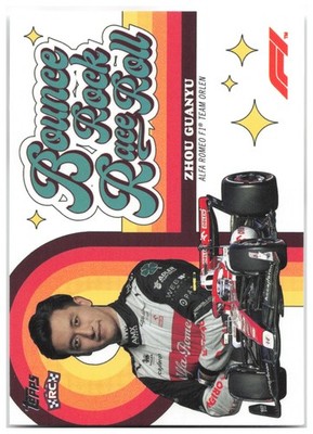 Zhou Guanyu 2022 Topps Formula 1 Bounce Rock Race Roll BRRR-GZ NM