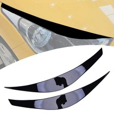 2pcs Headlight Eyebrow Eyelid Cover Trim Fit for Hyundai Veloster 2011-2017