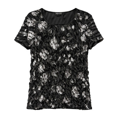 Vintage Whimsigoth Textured Top Womens Size 2X Dark Romatnic Artsy Gothic Edgy