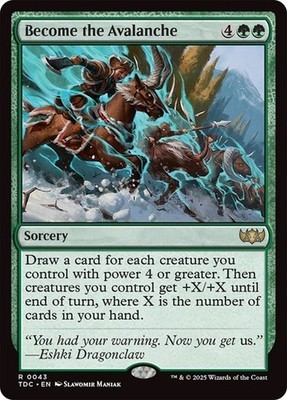 MTG: Tarkir: Dragonstorm - Temur Roar Commander NM Cards (Choose your Card)