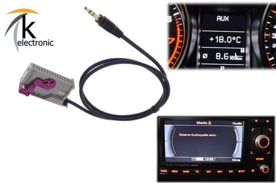 AUDI A4 B7 8E AUX-IN Anschluss | Nachrüstpaket RNS-E Navigation plus