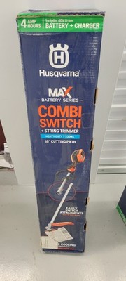 Husqvarna 330iKL Combi Switch + String Trimmer  4 AH Battery and Charger