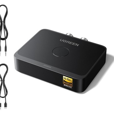 Bluetooth 6.0 Adapter mit LDAC für Hi-Res Audio, Aux, RCA, kompatibel mit Lau...