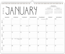 Wall Calendar 2026, 2026 Calendar Wall from Jan. 2026 to Dec 2026, 14" X 11" Pap