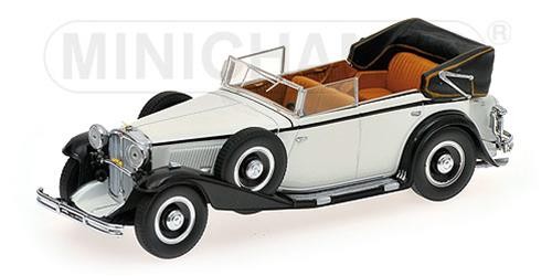 1:43 Minichamps Maybach Zeppelin 1932 White & Black 436039407 Modellbau-image