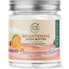 Petal Fresh Pure Brightening Mango & Almond Oil Body Butter with Niacinamide, Sh
