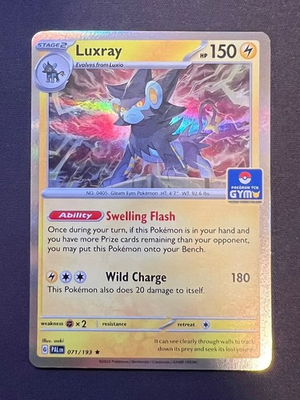 #ad #ad Luxray GYM Stamped Promo Asia Exclusive Pokemon $13.99