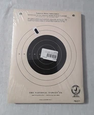 NRA OFFICIAL 50 YARD SMALLBORE RIFLE TARGET 100 PACK TQ-3/1 SEALED NOS