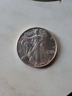 1987 WALKING LIBERTY AMERICAN .999 FINE SILVER DOLLAR COIN 1oz. $1 USA