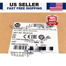 NEW Allen Bradley 2080-LC30-48QVB Micro830 48 I/O Controller FNFP US Free Tax