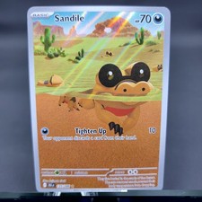 Pokemon TCG Sandile 135/086 Illustration Rare Black Bolt Near Mint Holo on eBay