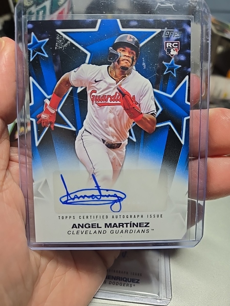 2025 Topps Series 2 Baseball Stars Blue Autograph Angel Martinez