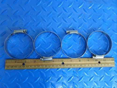 ABA Stainless Steel 316 Hose Clamps #36 44-70mm Set of 4