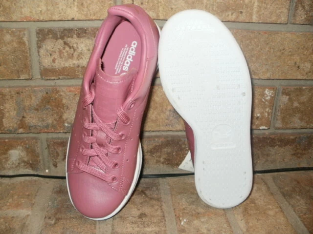 Impresión difícil Dos grados Adidas Stan Smith Ladys Size 6 Leather Tennis Shoe Pink-Trace Maroon MSRP  $75 | eBay