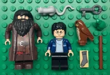 Lego Harry Potter Minifigs: Harry Potter + Rubeus Hagrid: Owl 10217